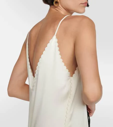 Jil Sander Scalloped crêpe jumpsuit 6