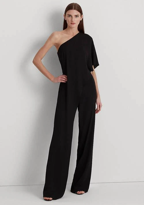 Ralph Lauren Ralph Lauren Cape Georgette One Shoulder Jumpsuit 1