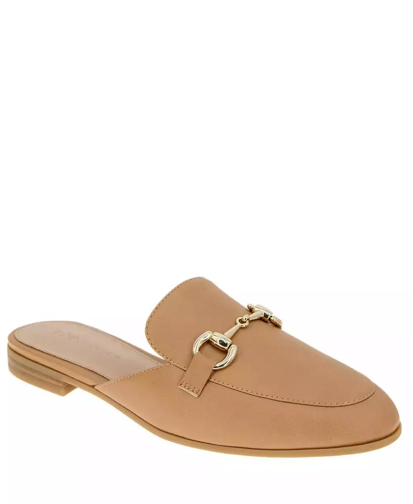 BCBG Women's Zorie Tailored Slip-On Loafer Mules