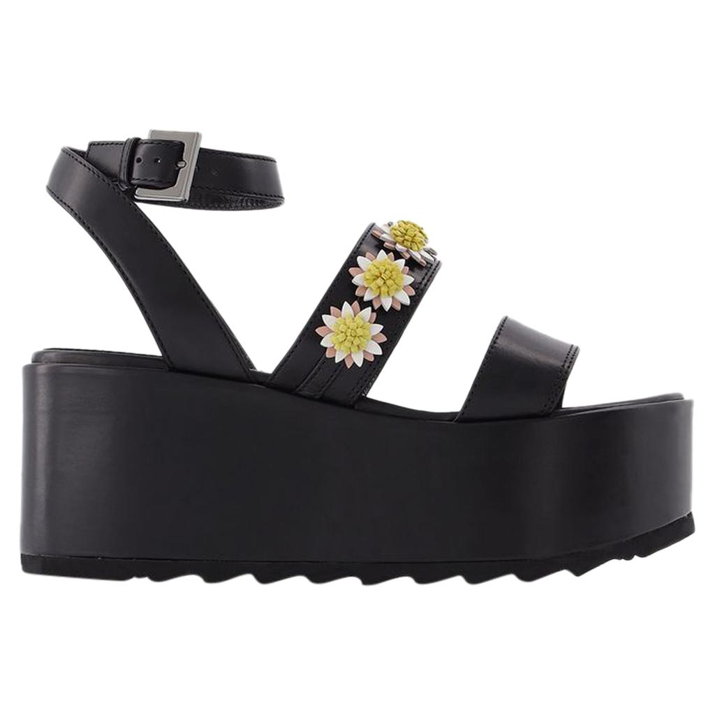Fabrizio Viti Tima Platform in Black Leather