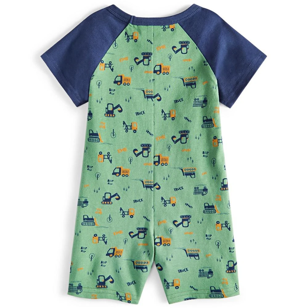 First Impressions Baby Boys Working Hard Cotton Sunsuit, Created for Macy's 2