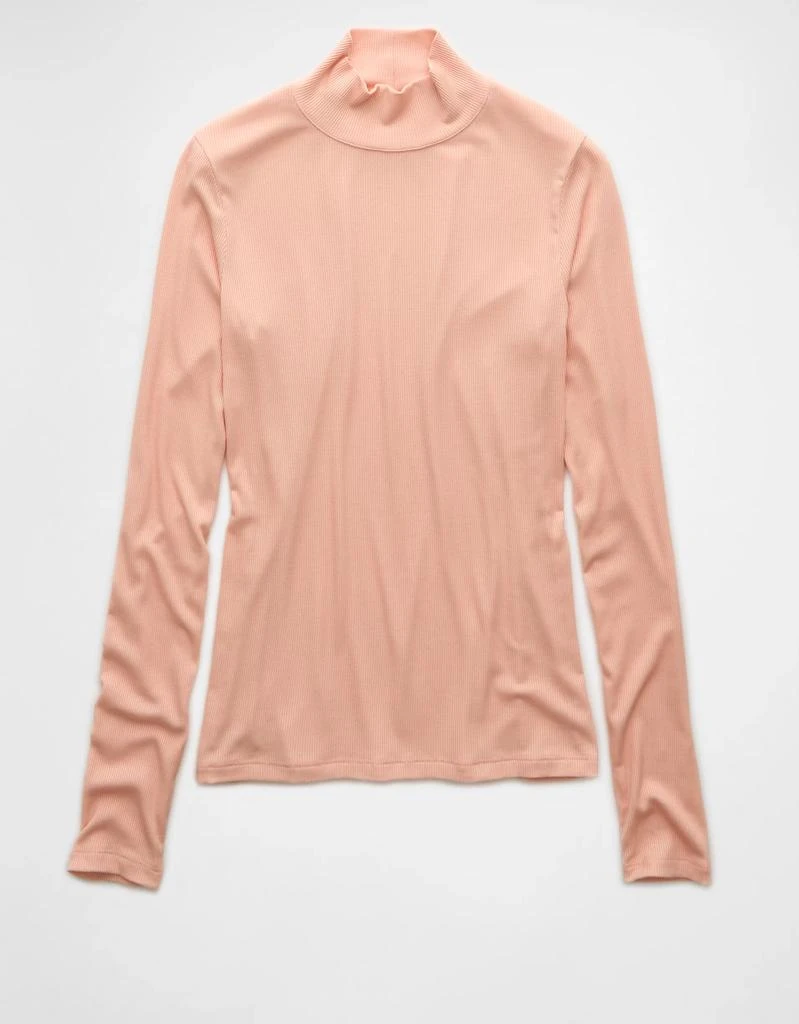 AE AE Soft & Sexy Mock Neck Long-Sleeve T-Shirt 3