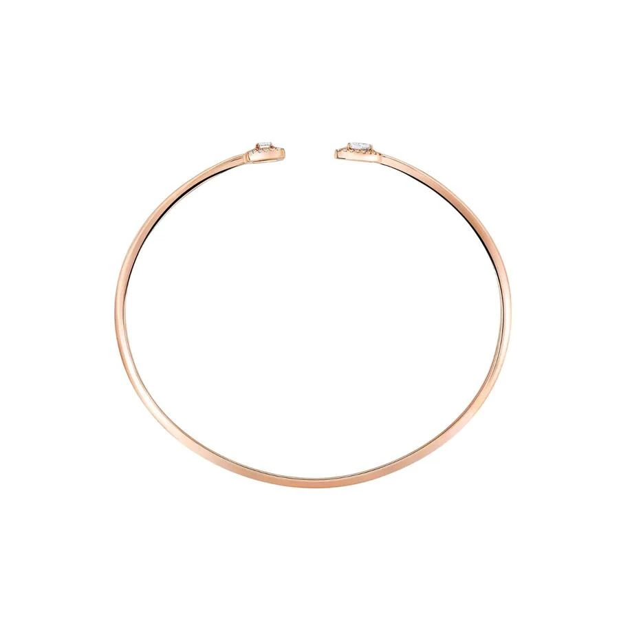 Messika 18k Rose Gold My Twin Toi Moi Thin Diamond Bangle 2