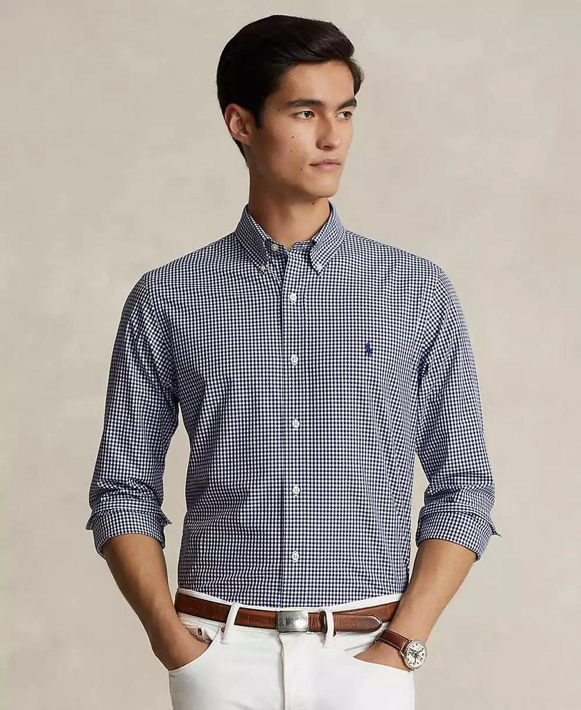 Polo Ralph Lauren Men's Classic-Fit Gingham Stretch Poplin Shirt 5