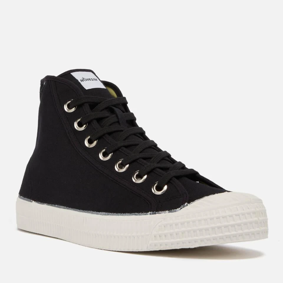 Novesta NOVESTA STAR DRIBBLE CANVAS HIGH-TOP TRAINERS 3