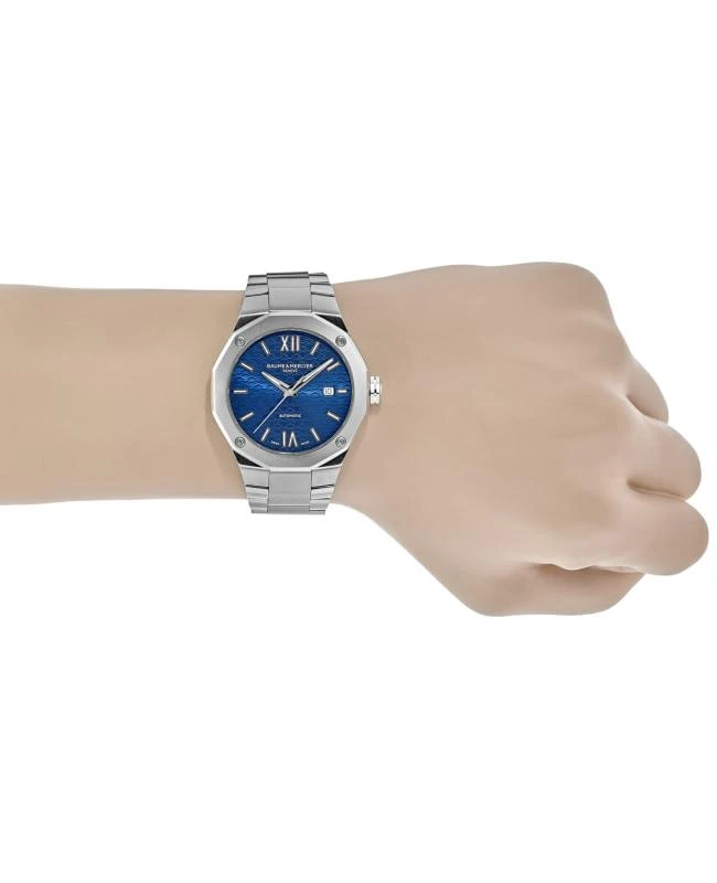 Baume & Mercier Baume & Mercier Riviera Automatic Blue Dial Steel Men's Watch 10620 4