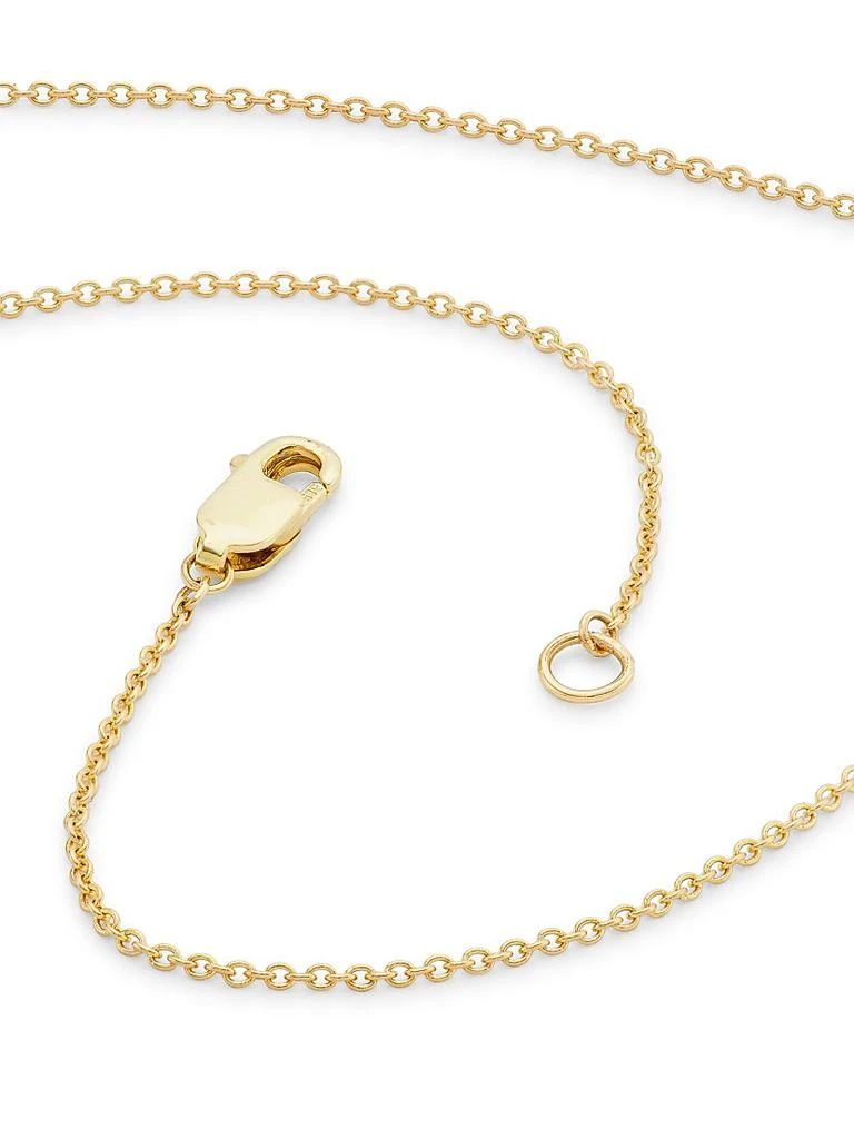 Saks Fifth Avenue Collection 14K Yellow Gold, Emerald & 0.33 TCW Diamond Necklace 3