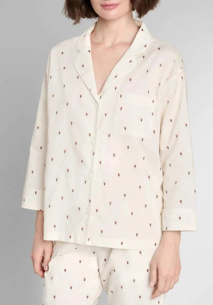 SLEEPY JONES Sleepy Jones - Women's Marina Rosette Pajama Set 3