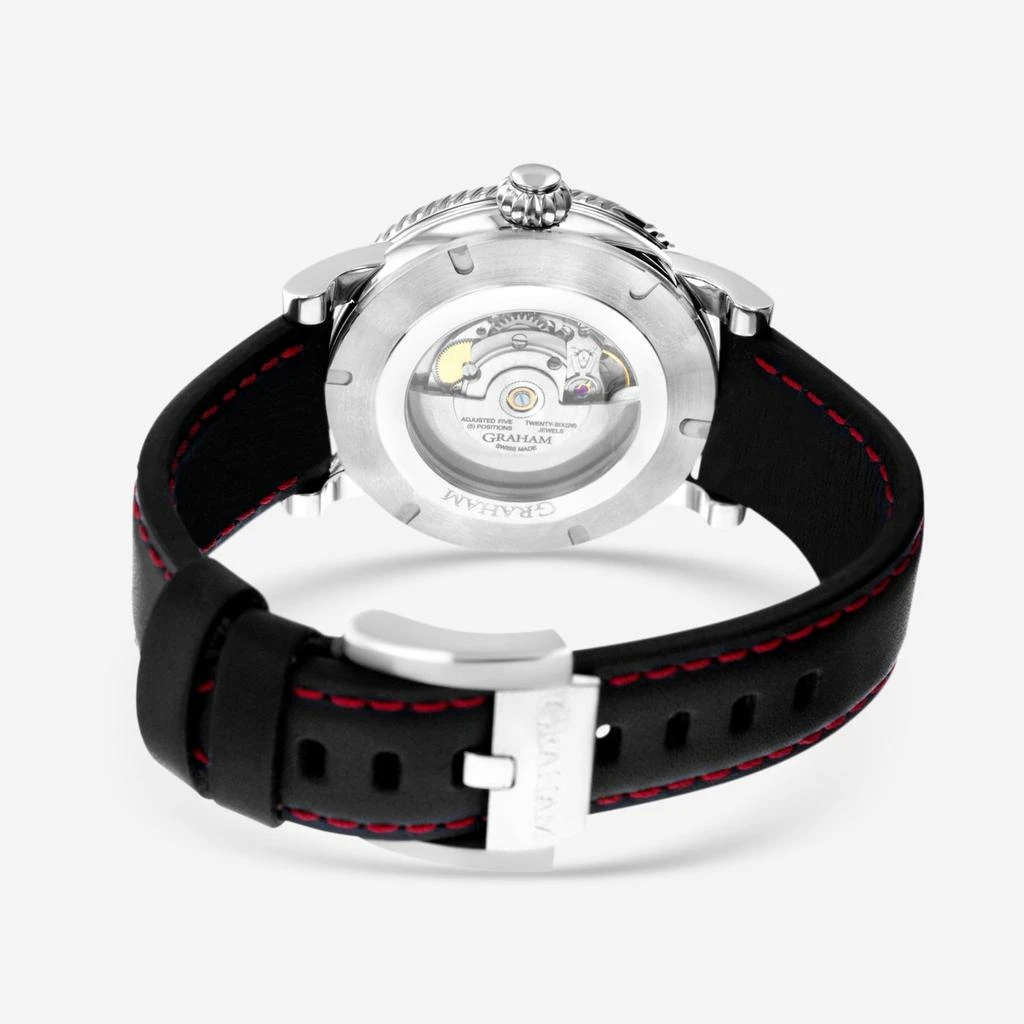 Graham’s Graham Fortress City GMT Red Stainless Steel Limited Edition Automatic Men's Watch 2FOBC.R01A 2