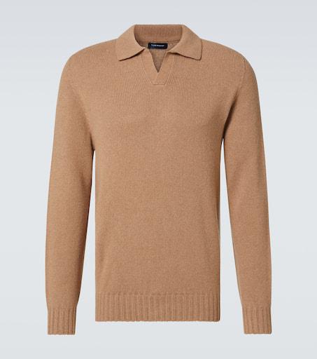 Thom Sweeney Cashmere polo sweater