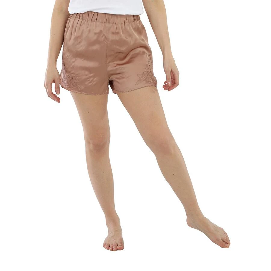 ROUJE Ladies Blush Soa Soft Satin Lingerie Shorts 1