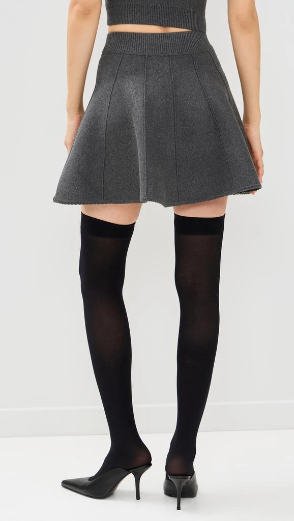 Fleur du Mal Knit Flare Mini Skirt 3