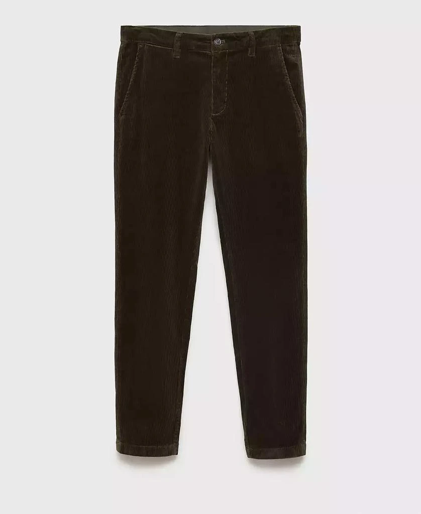 Mango Men's Slim-Fit Corduroy Pants 2