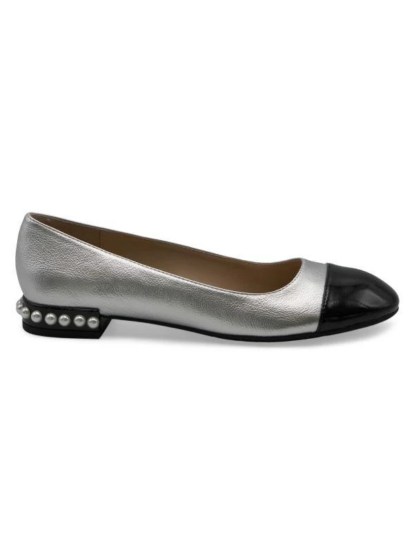 Adrienne Vittadini Corsage Studded Ballet Flats 1