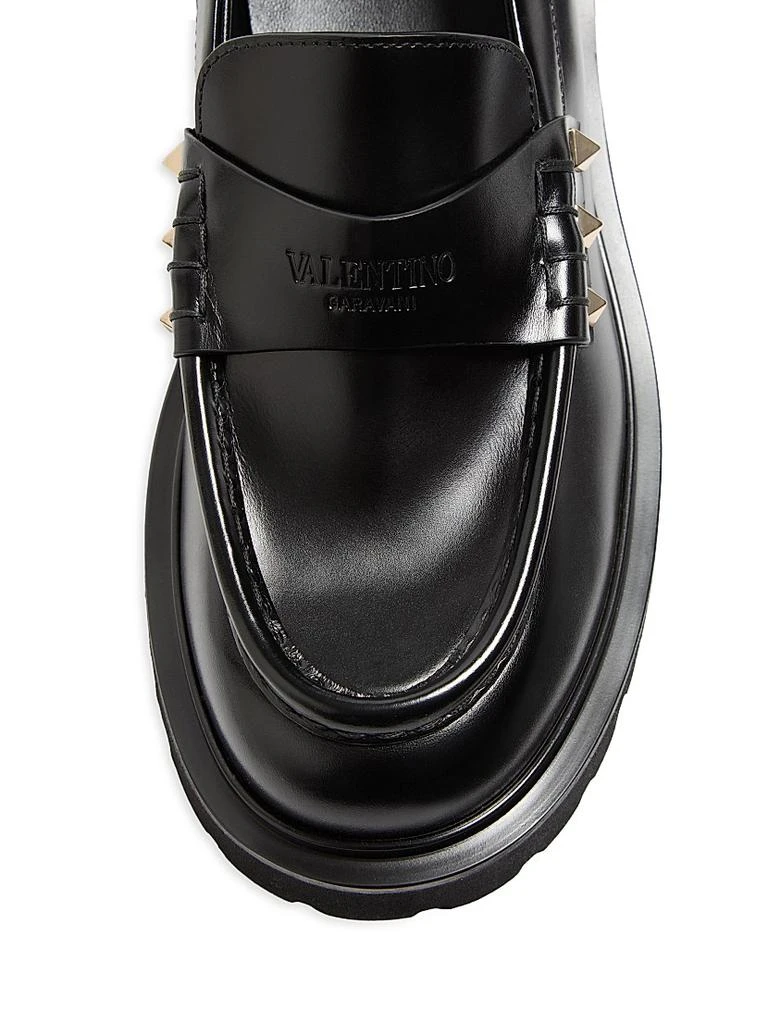 Valentino Rockstud Calfskin Loafers 6