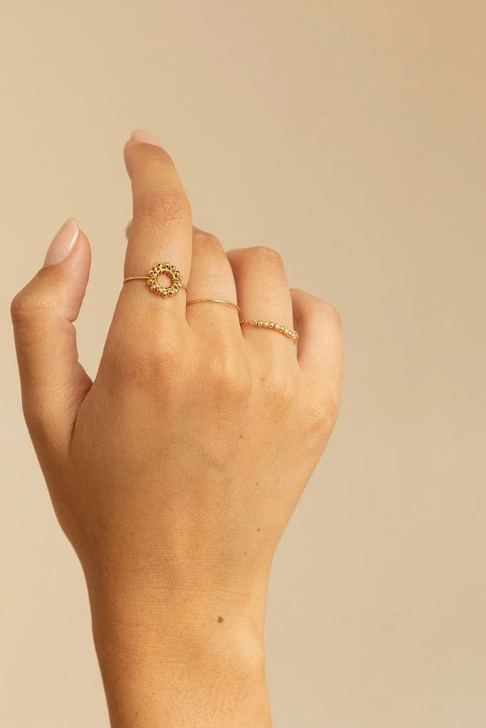 预计3周后发货 YAY Paris Bague Hélios - Or 3