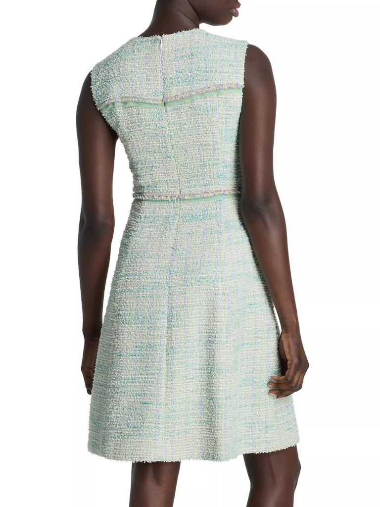 St. John Eyelash Tweed Minidress 5