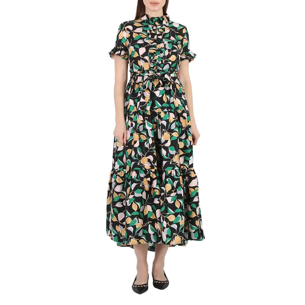 LA DOUBLE J La Double J Ladies Orchard Silk Twill Long And Sassy Dress 1