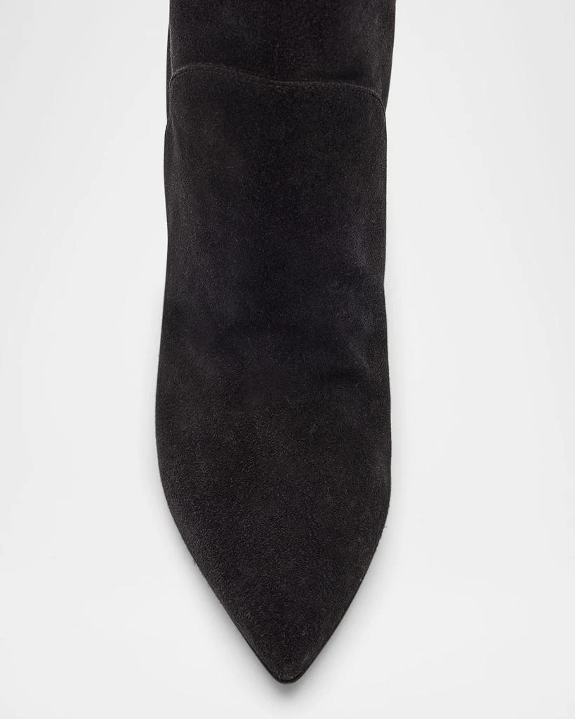 Paris Texas Gaia Suede Stiletto Knee Boots 6