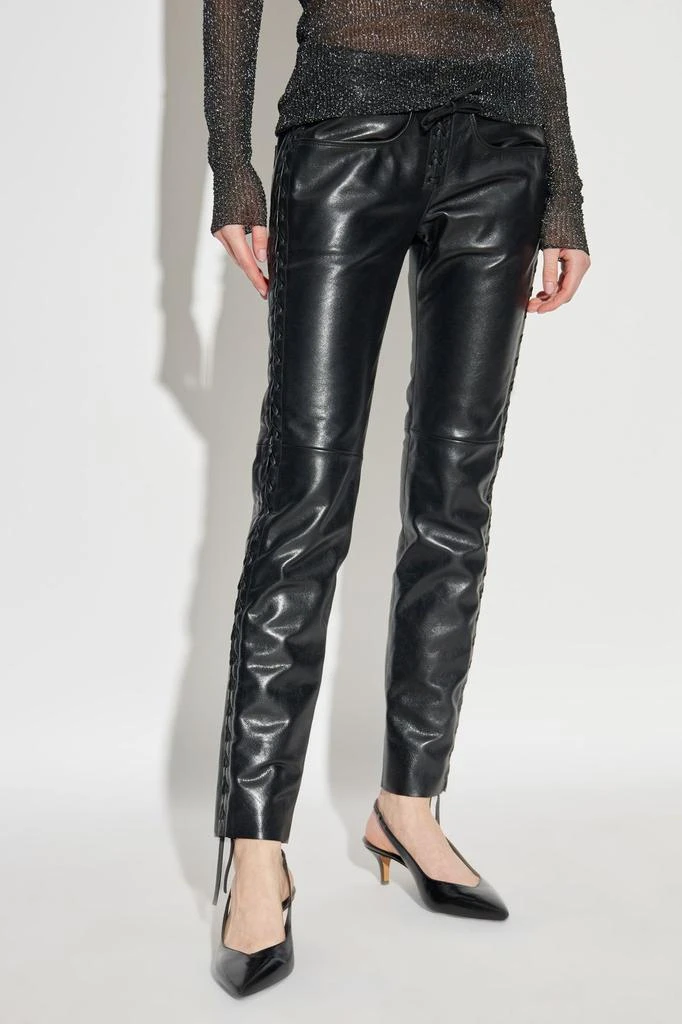 Isabel Marant Isabel Marant Cyerra Skinny Leather Trousers 2