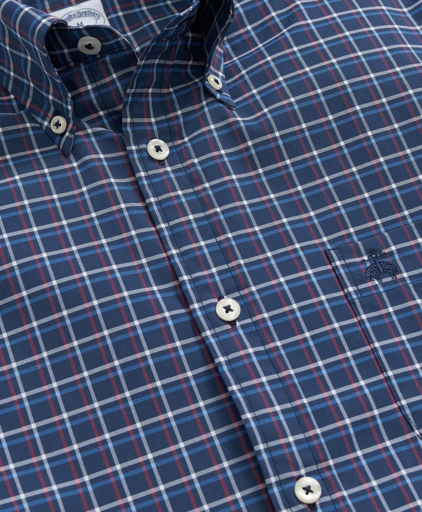 Brooks Brothers Performance Series Stretch Button-Down Collar, Graph Check Sport Shirt