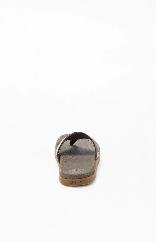 Sperry Brown Santa Cruz II Thong Sandals 3