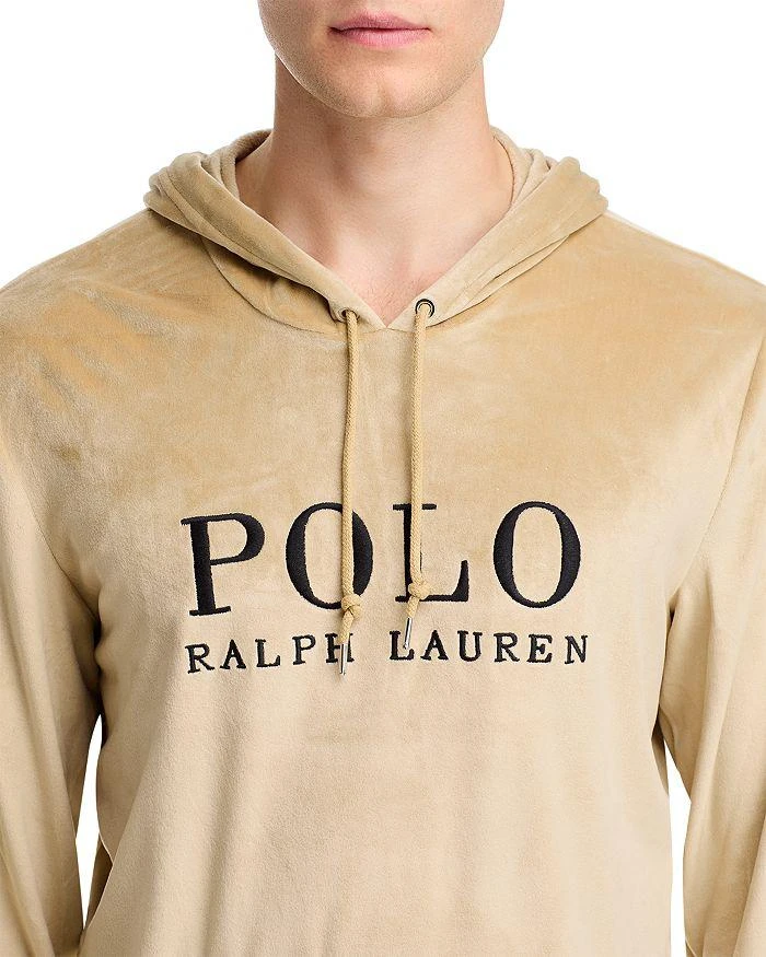 Ralph Lauren Plush Velour Sleep Hoodie 5