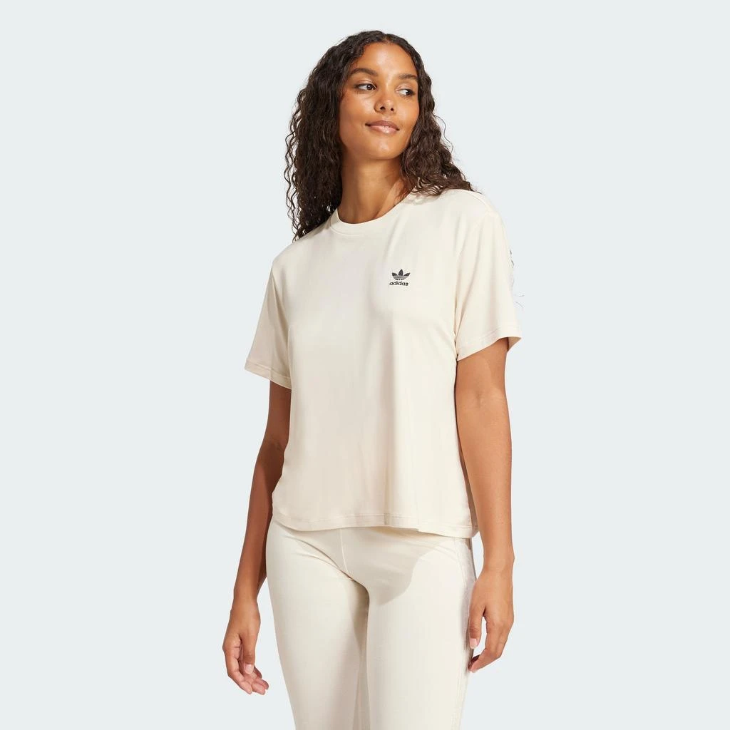 Adidas Women's  Snakeskin Trefoil Tee 1