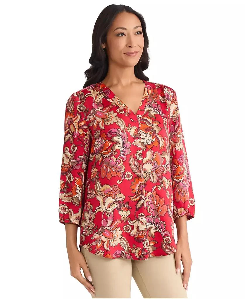 JONES NEW YORK Women
s V-Neck Tunic Top 2