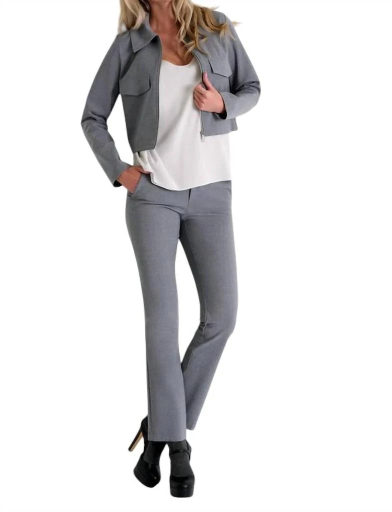 Shan Agathe Contemporary Pants In Gris 4