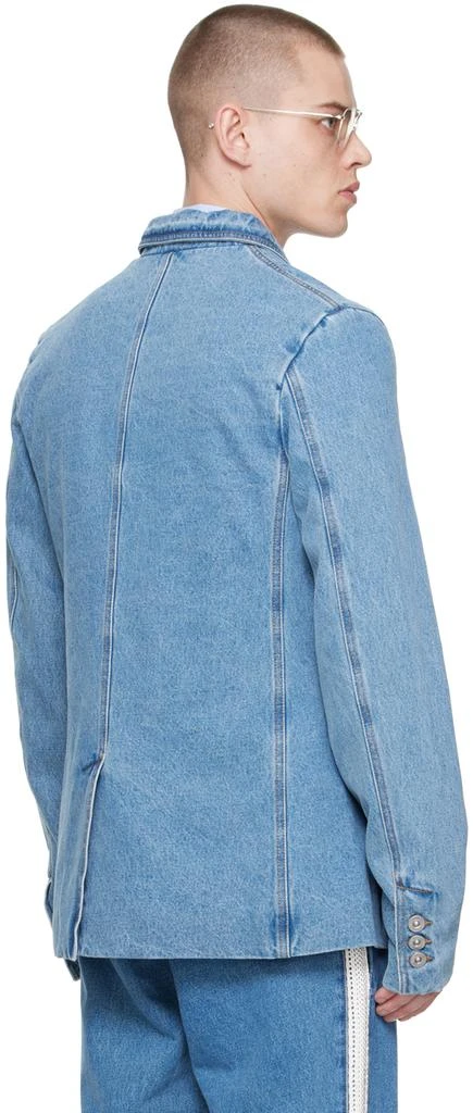 WALES BONNER Blue Eternity Denim Blazer 3