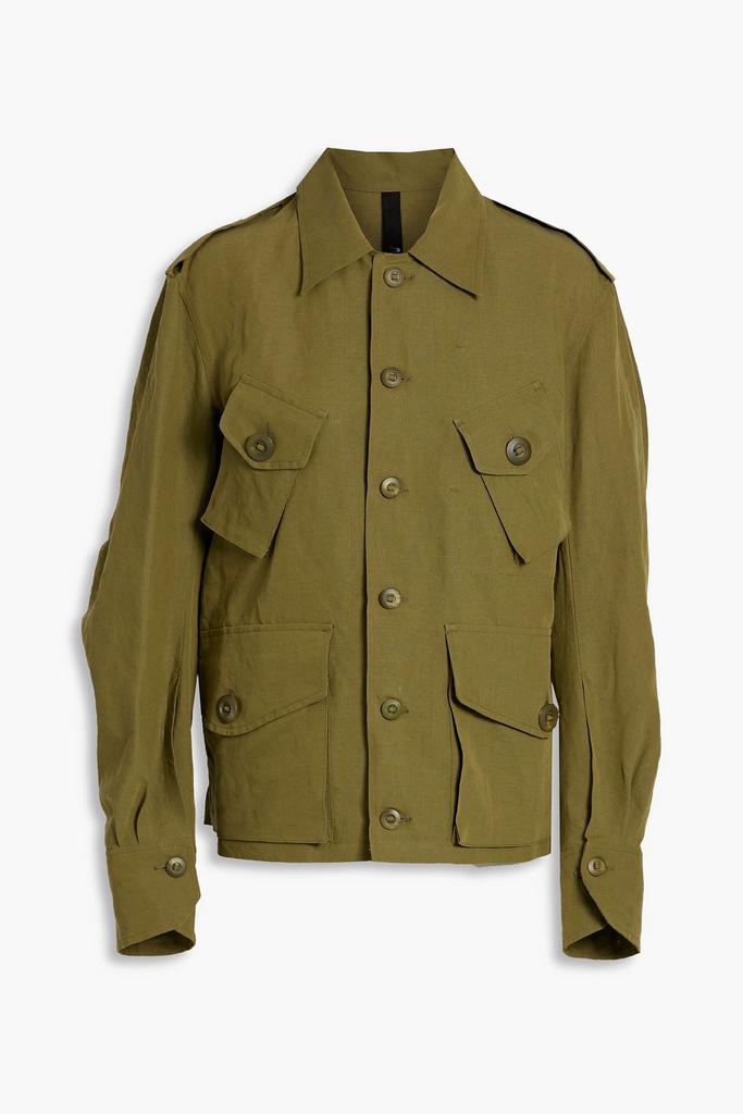 PETAR PETROV Mue linen and cotton-blend jacket