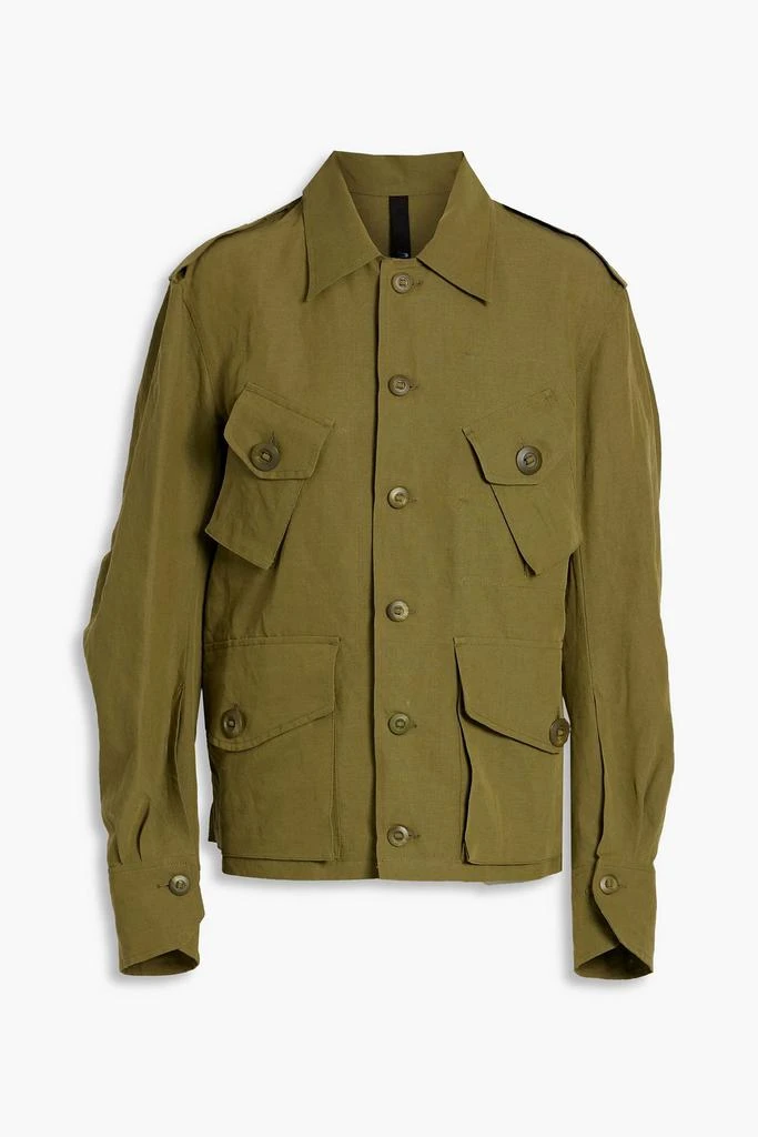 PETAR PETROV Mue linen and cotton-blend jacket 1