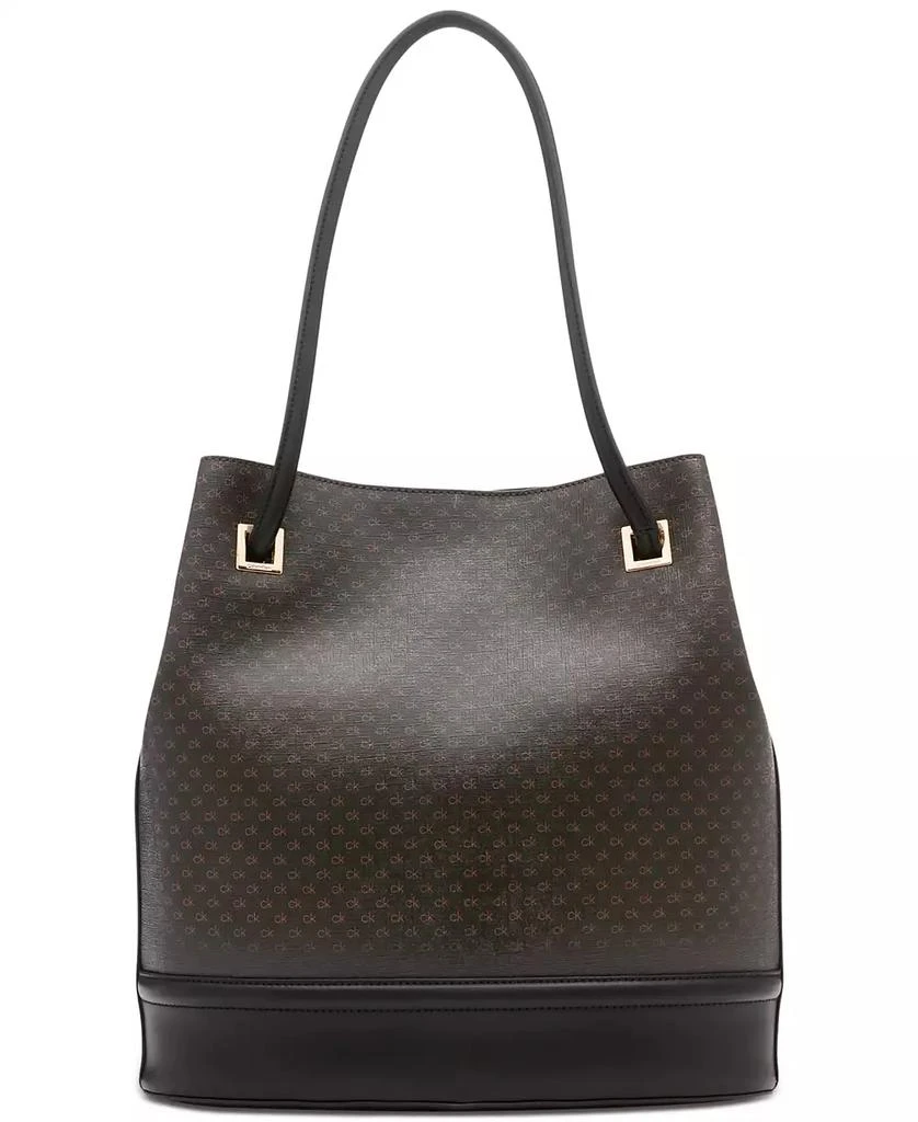 Calvin Klein Ash Signature Tote with Magnetic Snap 2