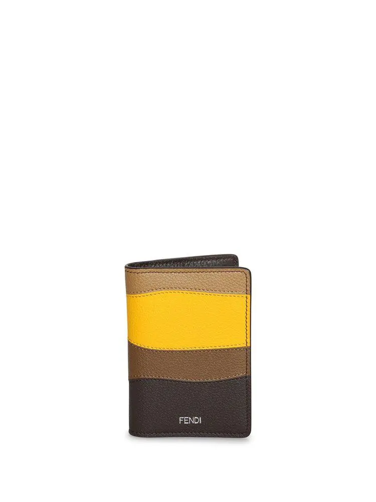 Fendi Fendi Colorblock Bi-Fold Card Case