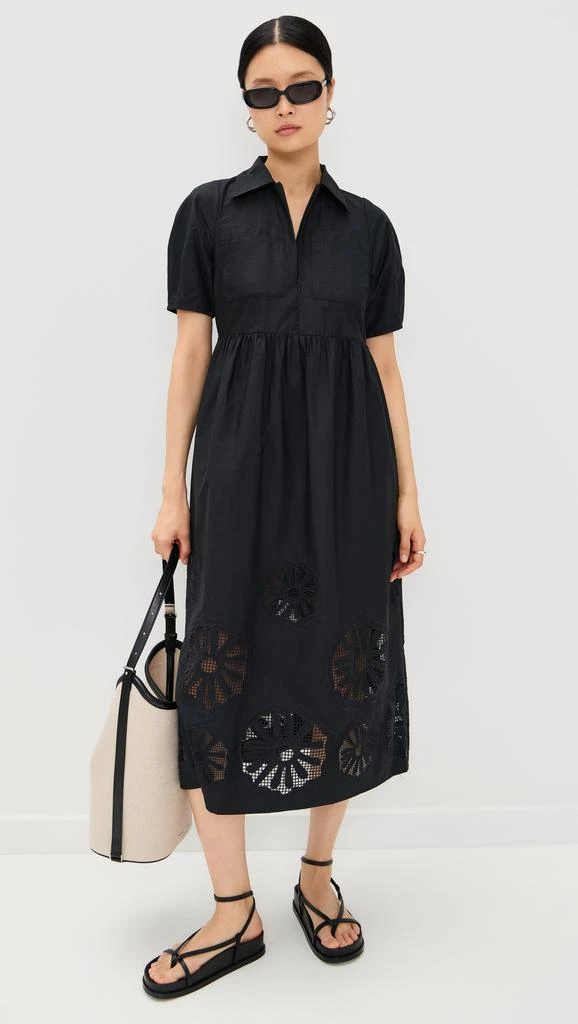 ALIGNE Gabriella Broderie Midi Dress 4