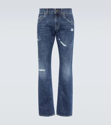 Dolce & Gabbana Distressed straight jeans 1