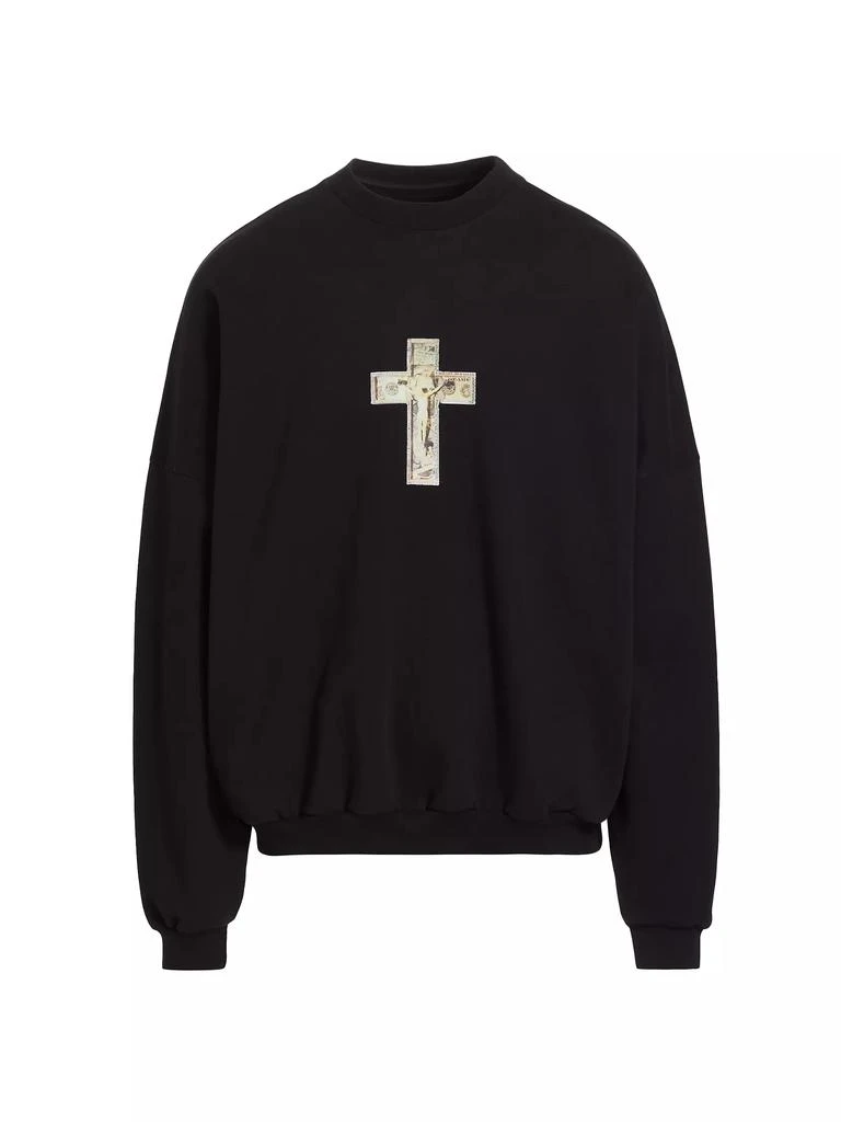 Willy Chavarria Hooligan Cotton Oversized Sweatshirt 1