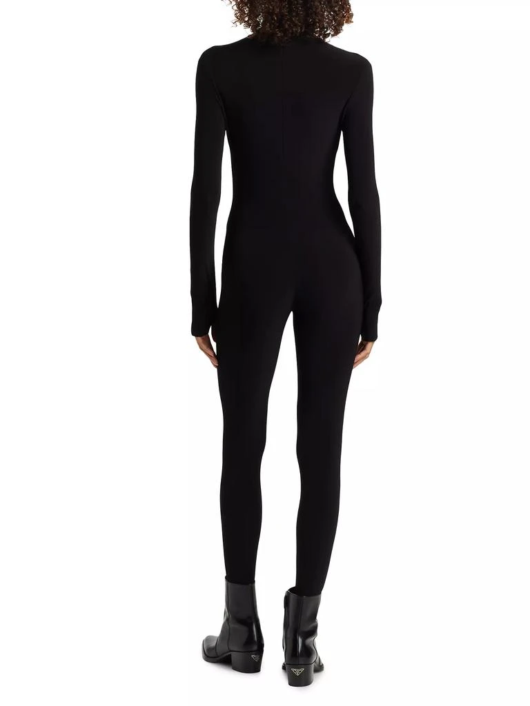 Norma Kamali Turtleneck Long-Sleeve Catsuit 5