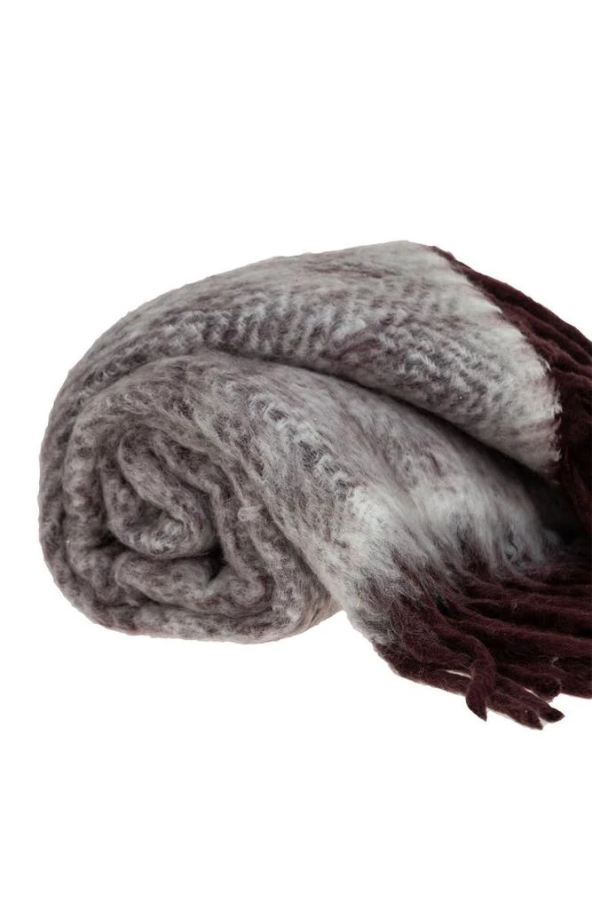 PARKLAND COLLECTION Nagar Transitional Purple 52" x 67" Woven Handloom Throw Blanket 5