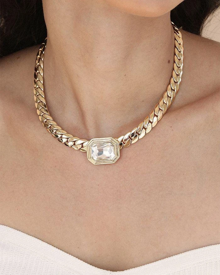 Ettika Jewelry Stone Deco Statement Necklace, 15"-18" 2