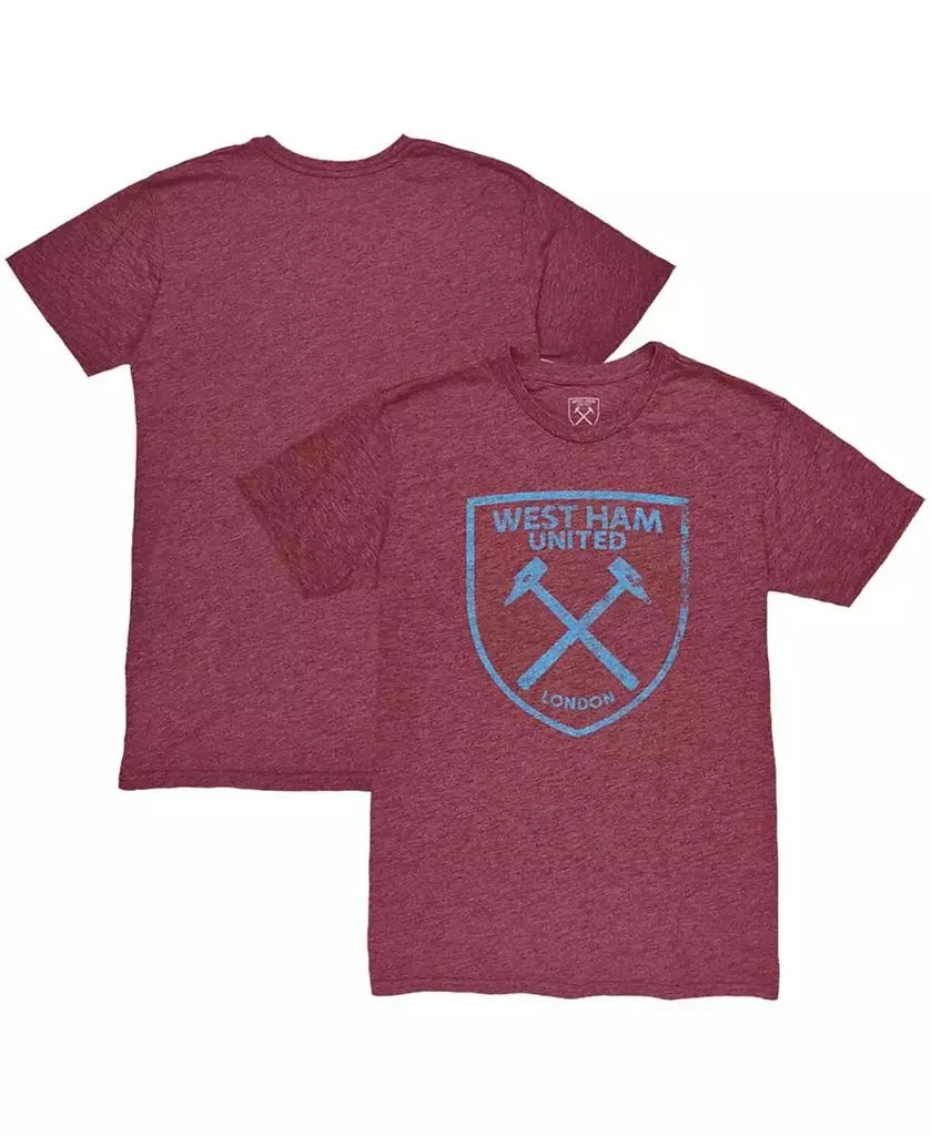 Shop Men's Claret West Ham United Mono Crest Twisted Tri-Blend Slub T-Shirt  on Sale at BeyondStyle – Get 21% Off Men's Claret West Ham United Mono Crest  Twisted Tri-Blend Slub T-Shirt with, image size:839x1024