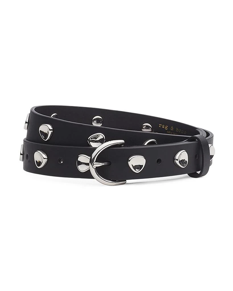 Rag & Bone Studded Khaki Belt rag & bone Cabochon Belt | Shopbop main image 3