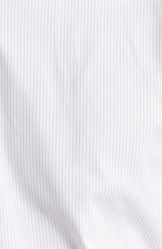 Canali Regular Fit Pinstripe Stretch Cotton Dress Shirt 5