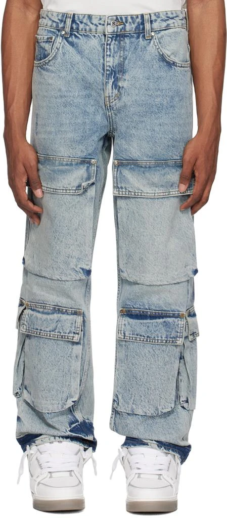 Represent Blue R3CA Cargo Jeans 1