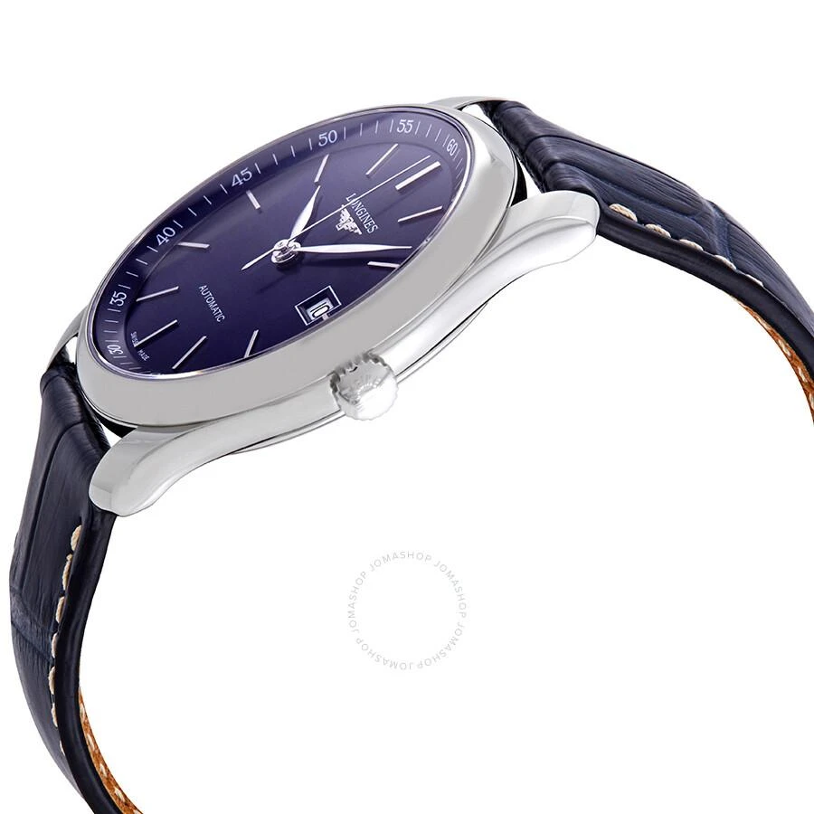 Longines Master Automatic Blue Dial Blue Leather Men's Watch L27934920 2