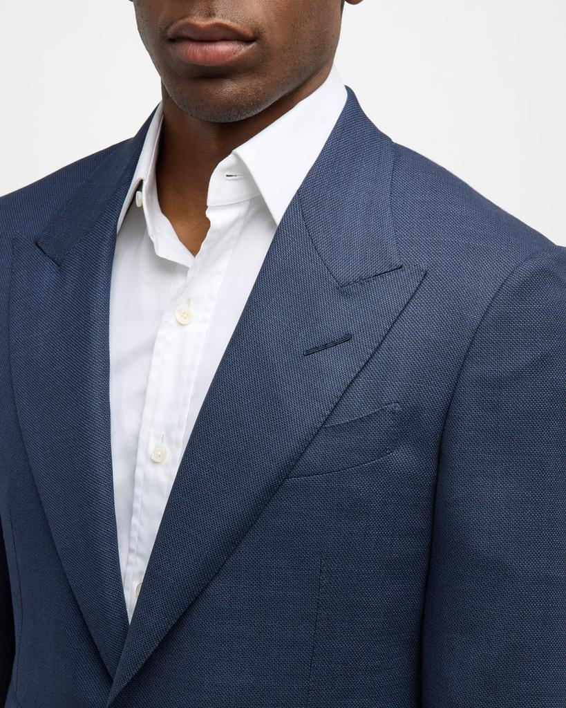 TOM FORD Men's Shelton Sharkskin Stretch Suit