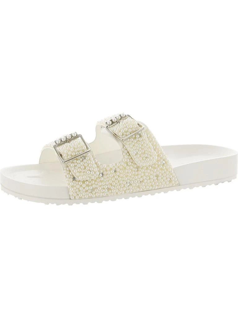 Madden Girl Teddy Womens Buckles Strappy Slide Sandals 1