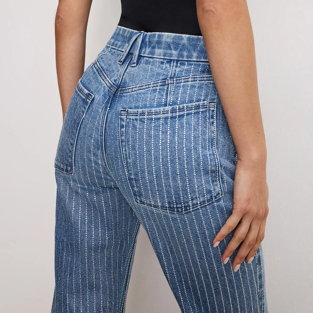 Good American Good Icon Rhinestone Denim Jean 2
