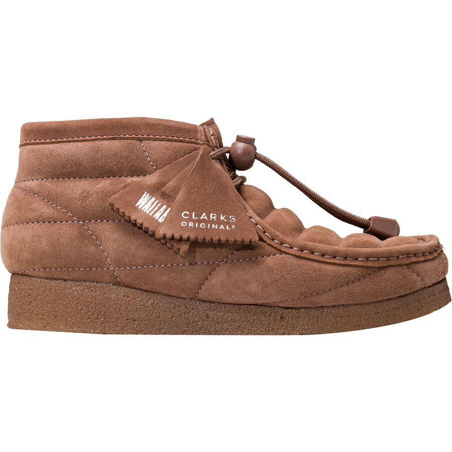 靴 CLARKS BEAMS END WALLA HI Strap END. x Clarks Originals x Beams Plus Walla Hi Strap in Dark